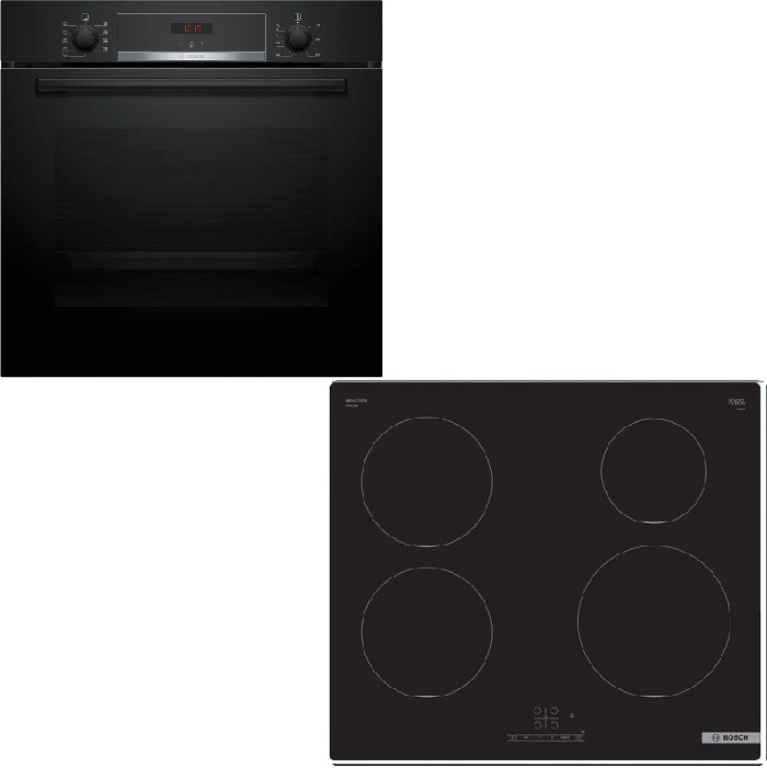 bosch hba534es3 + pue611bb5e beépíthető sütő+főzőlap szett 60 cm (másolat)