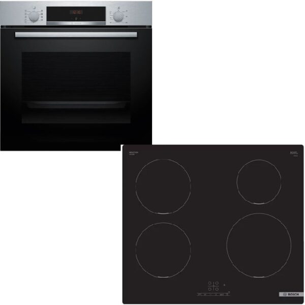 bosch hba534es3 + pkf631bb2e beépíthető sütő+főzőlap szett 60 cm (másolat)